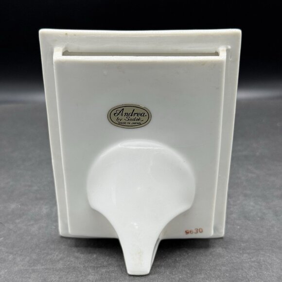 Vintage Andrea By Sadek Porcelain Photo Frame Butterflies #9630 JAPAN 3.5”x5” - Picture 3 of 9